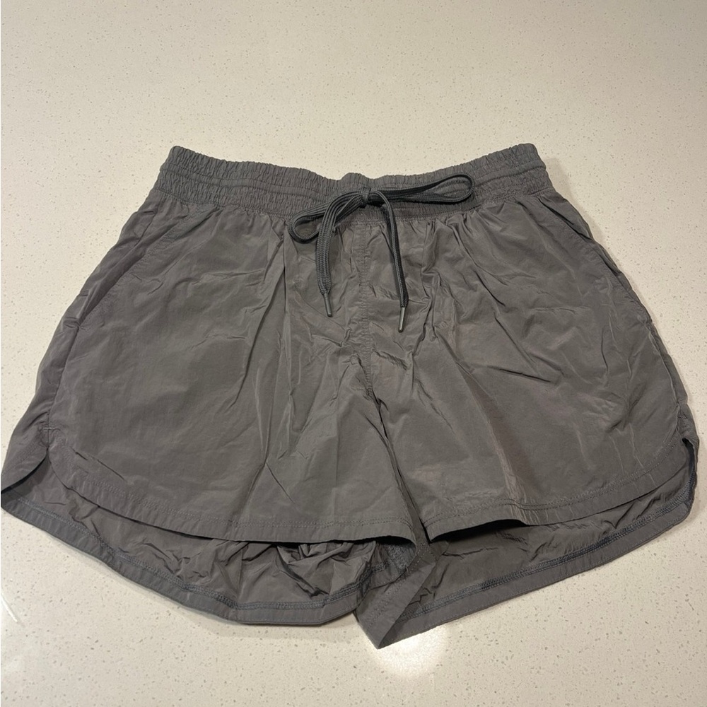 Abercrombie & Fitch Gray Athletic Shorts Relaxed Fit
